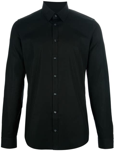 gucci black button up|gucci button up shirt.